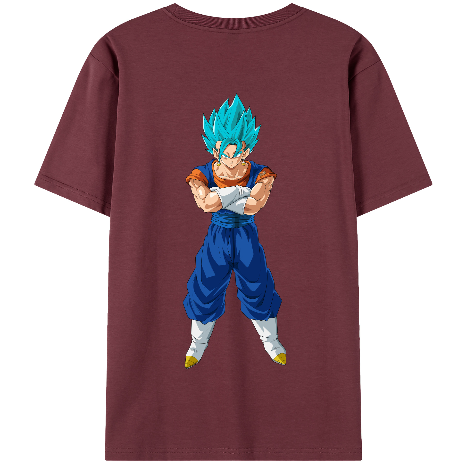 （画像用） ドラゴンボール ベジット DRAGON BALL Vegetto 綿100％半袖Tシャツ（背面プリント）